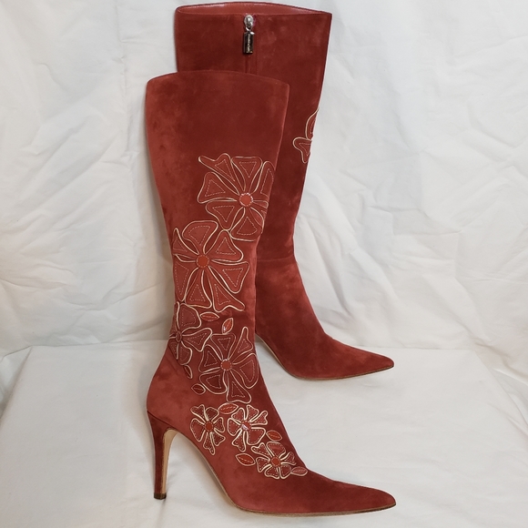 Bruno Magli Shoes - Bruno Magli Mustiola Heel Boots Sz 8.5